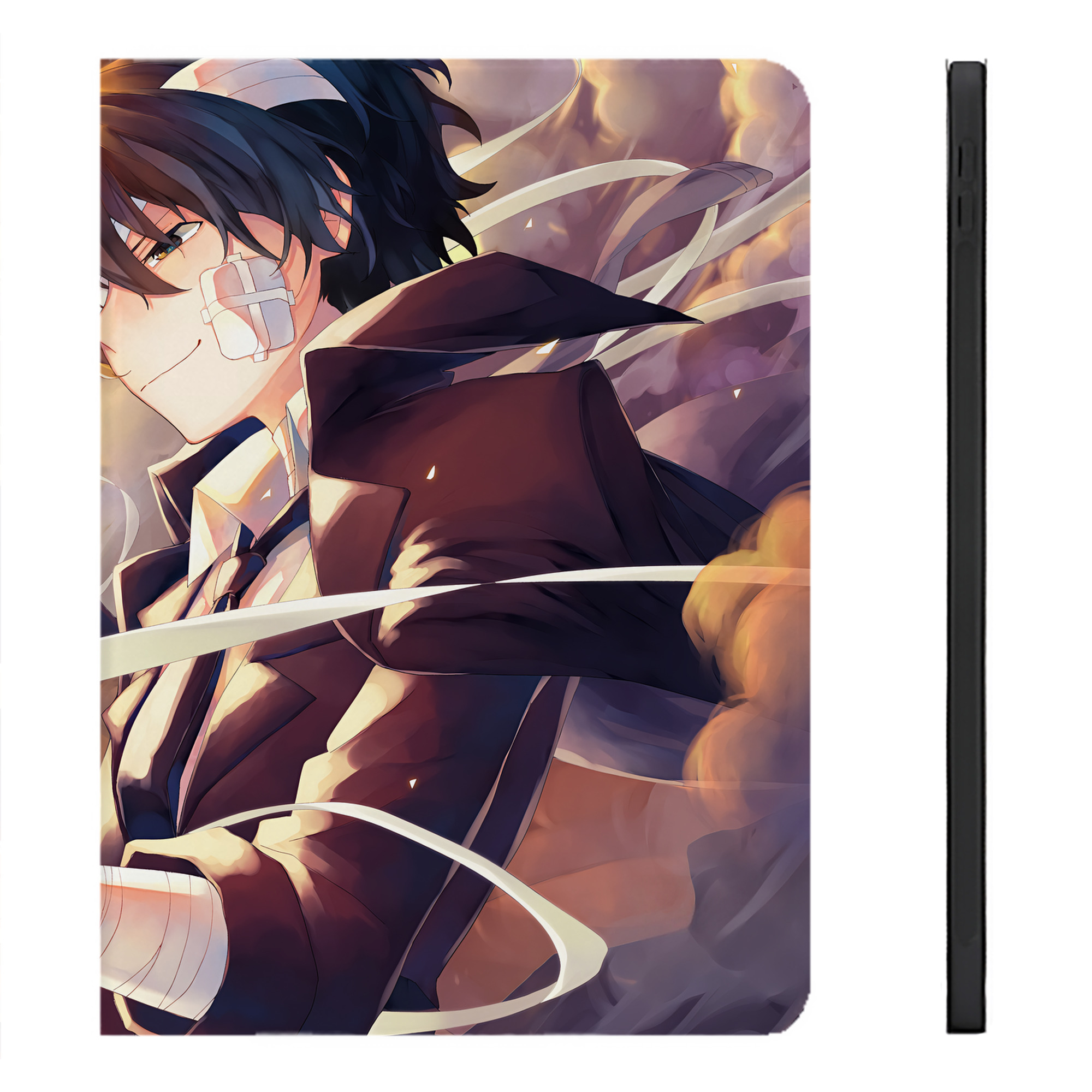 （画像用） 文豪ストレイドッグス Bungo Stray Dogs IPadケース ペンホルダー付き ブックスタイルデザイン